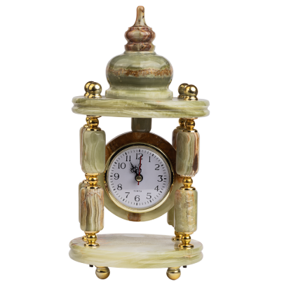 Picture of Hafez Onyx Clock – A Fusion of Persian Architecture and Fine Stone Craftsmanship