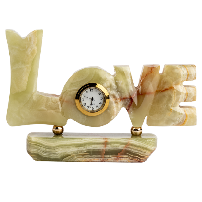 Picture of LOVE Marble Clock – A Fusion of Emotion, Art, and Natural Stone