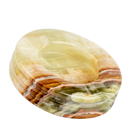 Picture of Onyx Ashtray – A Blend of Craftsmanship, Functionality & Natural Stone Beauty