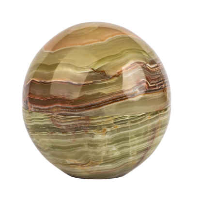 Picture of Hollow Onyx Sphere – A Symbol of Balance, Artistry, and Natural Elegance