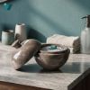 Picture of Natural Stone Covered Bowl – A Balance of Functionality and Sculptural Elegance