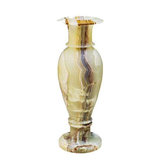 Picture of Luxury Onyx Stone Vase – A Harmony of Nature and Artistic Refinement