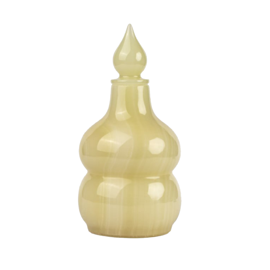 Picture of Royal Onyx Decorative Jar – A Harmony of Simplicity and Luxurious Stone Art