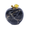 Picture of Royal Onyx Apple Sculpture – A Symbol of Elegance and Modern Artistic Luxury