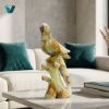 Picture of Royal Marble Parrot Sculpture – A Harmony of Nature and Artistic Elegance