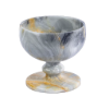 Picture of Royal Blue Onyx Dessert Bowl – A Harmony of Natural Beauty and Refined Elegance