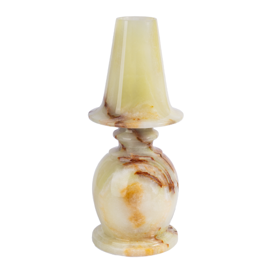 Picture of Royal Onyx Table Lamp – A Fusion of Natural Stone Beauty and Luxurious Illumination