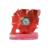Picture of Royal Red Marble Stone Decorative Clock – A Bold Expression of Luxury and Natural Art