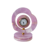 Picture of Royal Pink Marble Stone Table Clock – Contemporary Luxury Inspired by Natural Geometry