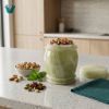 Picture of Luxury Green Onyx Stone Desktop Container – Minimalist Elegance & Natural Translucency