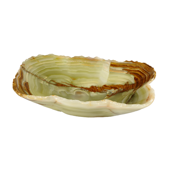 Picture of Luxury Onyx Marble Candy Bowl – Earthy Elegance with Live Edge Artistry