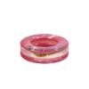 Picture of Luxury Pink Onyx Stone Ashtray – Modern Circular Design with Translucent Layers