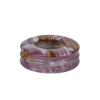 Picture of Luxury Purple Onyx Stone Ashtray – Royal Violet Tones with Earthy Veins