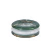 Picture of Luxury Dark Green Onyx Stone Ashtray – Imperial Jade Tones with Snow-White Banding