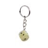 Picture of Royal Marble Stone Dice Keychain – Luxury Minimalism Inspired by Classic Gaming Art
