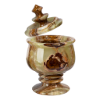 Picture of Royal Green Onyx Stone Decorative Jar – Luxurious Handmade Marble Décor Inspired by Natural Elegance