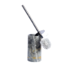Picture of Royal Gray Marble Toilet Brush Holder Set – Luxury Natural Stone Bathroom Accessory