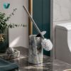 Picture of Royal Gray Marble Toilet Brush Holder Set – Luxury Natural Stone Bathroom Accessory