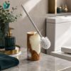 Picture of Royal Onyx Stone Toilet Brush Holder – Handcrafted Luxury Bathroom Marble Accessory