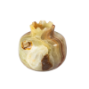 Picture of Natural Onyx Stone Decorative Pomegranate – Handcrafted Luxury Marble Fruit Sculpture