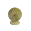 Picture of Natural Marble Stone Sphere Night Light with Matching Base – Handcrafted Luxury Glowing Ball Lamp