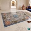 Picture of Persian Carpet Design Ceramic Tile Panel – Handcrafted Luxury Architectural Installation for Hotels and Public Spaces