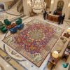 Picture of Persian Carpet Design Ceramic Tile Panel – Handcrafted Luxury Architectural Flooring & Wall Art
