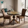 Picture of Persian Arabesque Handcrafted Decorative Table – Luxury Hand-Painted Lacquer Art Table