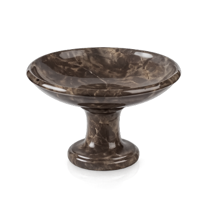 Picture of Natural Stone Pedestal Bowl – Timeless Elegance in Sculpted Stone